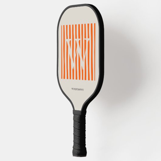 Raquette De Pickleball Pastel Gradient Initial Custom (Gauche)