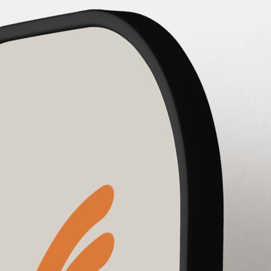 Raquette De Pickleball Pastel Orange Wave (Détail gauche)