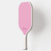 Raquette De Pickleball Pastel Pink Personnalisé (Gauche)