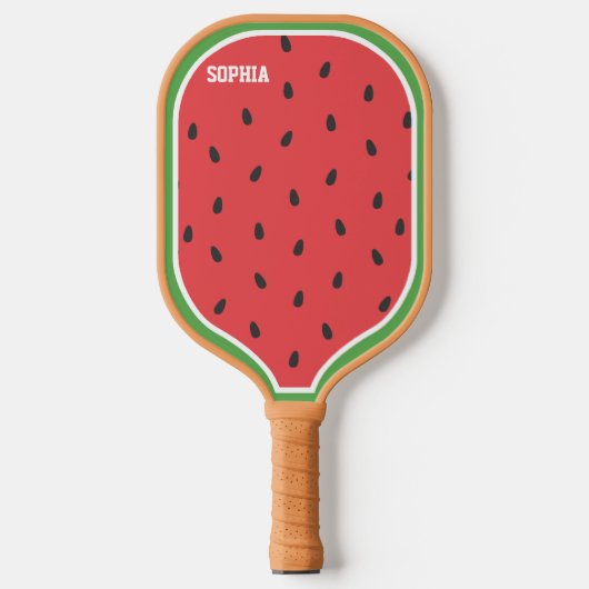 Raquette De Pickleball Pastèque d'été personnalisée (Recto)
