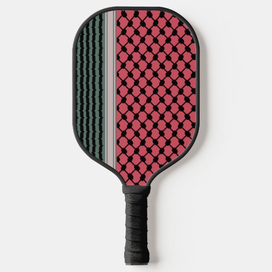 Raquette De Pickleball Pastèque palestinienne Hatta Keffiyeh Kufiya Folk (Recto)