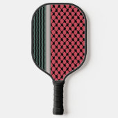 Raquette De Pickleball Pastèque palestinienne Hatta Keffiyeh Kufiya Folk (Verso)