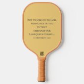 Raquette de Pickleball Pasteur Citation de la Bibl (Verso)