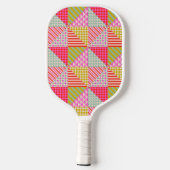 Raquette de Pickleball Patchwork Colorée (Verso)