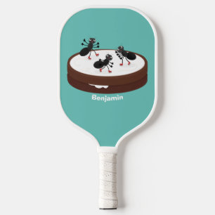 Raquette De Pickleball Patinage sur glace de fourmis joyeuses sur dessin
