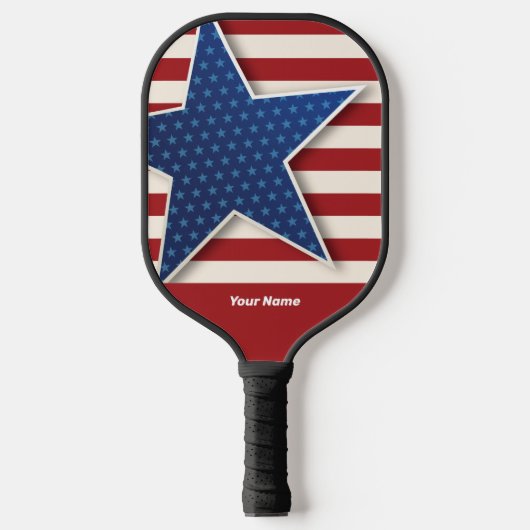Raquette De Pickleball Patriote (Recto)