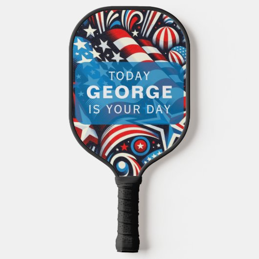 Raquette De Pickleball Patriotique (Verso)