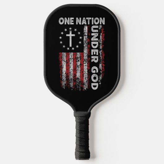 Raquette De Pickleball Patriotique Pickleball Paddle : Une nation sous Di (Recto)