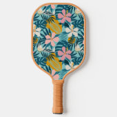 Raquette De Pickleball Pattern tropical hibiscus (Verso)