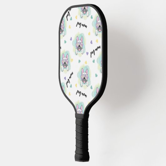 Raquette De Pickleball Pattern tropical pug (Gauche)