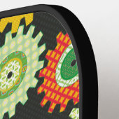 Raquette De Pickleball Patterned Gears (Détail gauche)