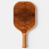 Raquette De Pickleball Pays rustique en bois texturé (Verso)