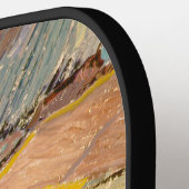 Raquette De Pickleball Paysage avec Maison et PloughmaVincent van Gogh (Détail gauche)