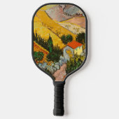 Raquette De Pickleball Paysage avec Maison et PloughmaVincent van Gogh (Verso)