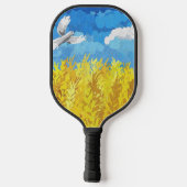 Raquette De Pickleball Paysage du drapeau ukrainien (Verso)