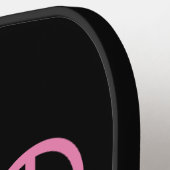 Raquette De Pickleball Peace Love Pickle Ball Fun Dit Nom (Détail gauche)