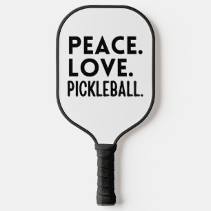Raquette De Pickleball Peace Love Pickleball