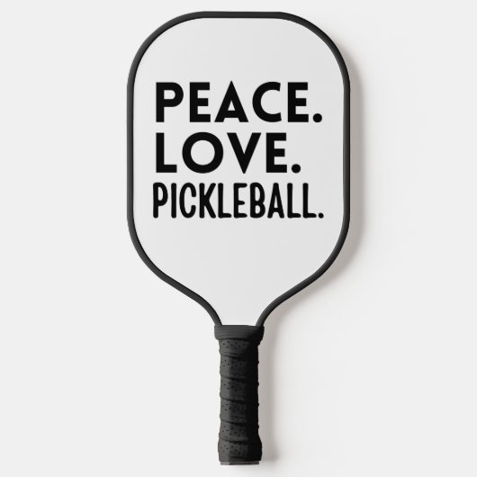 Raquette De Pickleball Peace Love Pickleball (Recto)