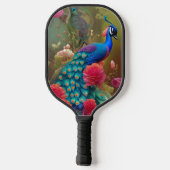 Raquette De Pickleball Peacock Bleu, Jardin Rose (Verso)