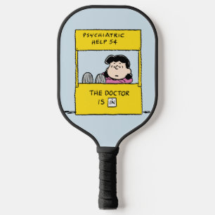 Raquette De Pickleball Peanuts   Lucy & the Doctor Is In