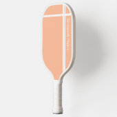 Raquette De Pickleball Pêche moderne de l'année Stripes et nom (Gauche)