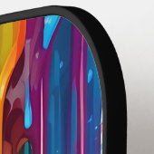 Raquette De Pickleball Peinture à séchage dynamique (Détail gauche)