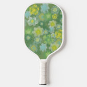 Raquette De Pickleball Peinture Abstraite d'aquarelle salée florale (Verso)