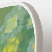 Raquette De Pickleball Peinture Abstraite d'aquarelle salée florale (Détail gauche)