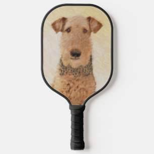 Raquette De Pickleball Peinture Airedale Terrier - Cute Original Art