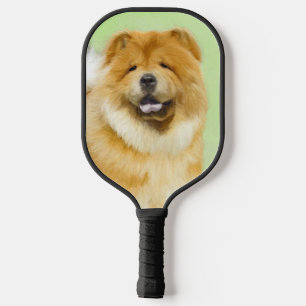 Raquette De Pickleball Peinture Chow Chow - Joli art original chien