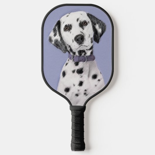 Raquette De Pickleball Peinture Dalmatienne - Cute Original Chien Art (Recto)