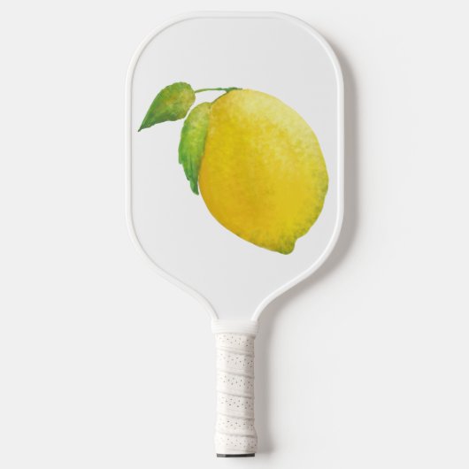 Raquette De Pickleball Peinture d'aquarelle citron design (Recto)