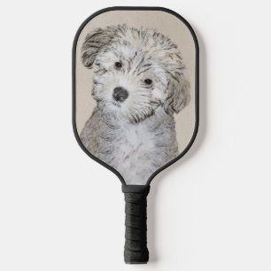 Raquette De Pickleball Peinture de Chien Havanais - Cute Original Chien A