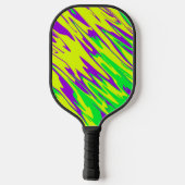 Raquette De Pickleball Peinture de pulvérisation Mardi Gras (Verso)