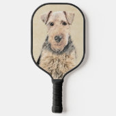 Raquette De Pickleball Peinture galloise Terrier - Cute Original Chien Ar (Verso)