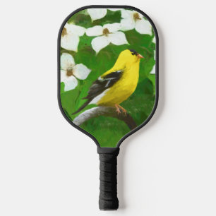 Raquette De Pickleball Peinture Goldfinch - Cute Original Chien Art