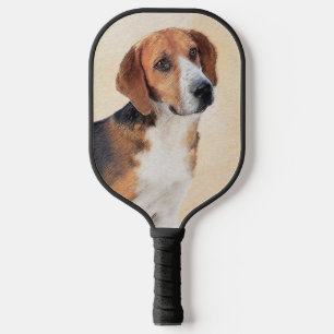 Raquette De Pickleball Peinture Harrier - Joli art original chien