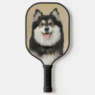 Raquette De Pickleball Peinture Lapphund Finlandaise - Joli art original