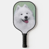 Raquette De Pickleball Peinture Samoyed - Cute Original Chien Art (Recto)