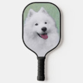 Raquette De Pickleball Peinture Samoyed - Cute Original Chien Art (Verso)