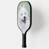 Raquette De Pickleball Peinture Samoyed - Cute Original Chien Art (Gauche)