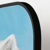 Raquette De Pickleball Peinture Samoyed - Cute Original Chien Art (Détail gauche)