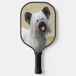 Raquette De Pickleball Peinture Skye Terrier - Cute Original Chien Art