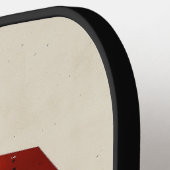 Raquette De Pickleball Père Noël fatigué (Détail gauche)