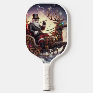 Raquette De Pickleball Père Noël/Reindeer steampunk Noël/hiver