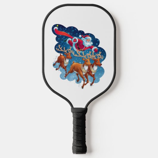 Raquette De Pickleball Père Noël Sleigh Adventure (Recto)