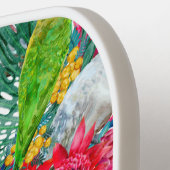 Raquette De Pickleball Perroquets australiens personnalisés (Détail gauche)