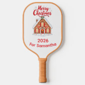 Raquette De Pickleball Personalized Christmas Pickleball Paddle for mom (Recto)