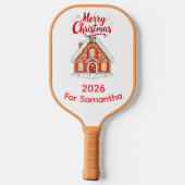 Raquette De Pickleball Personalized Christmas Pickleball Paddle for mom (Verso)