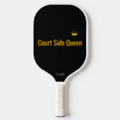 Raquette De Pickleball Personalized Court Side Queen Pickleball Mom Gift (Recto)